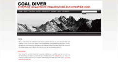 Desktop Screenshot of coaldiver.org